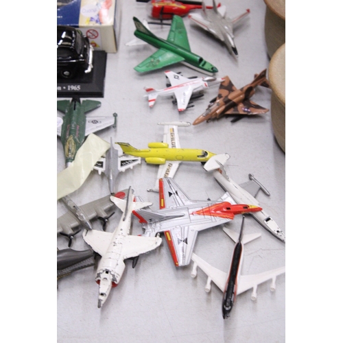 294 - A LARGE QUANTITY OF DIECAST VEHICLES AND AEROPLANES