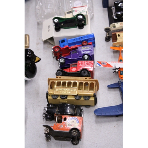 294 - A LARGE QUANTITY OF DIECAST VEHICLES AND AEROPLANES