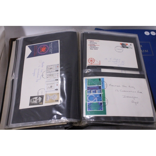 871 - FOUR ALBUMS CONTAINING FIRST DAY COVERS