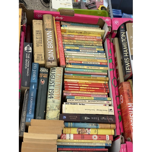 A LARGE ASSORTMENT OF VARIOUS BOOKS