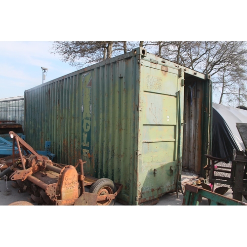 A 20' SHIPPING CONTAINER NO VAT