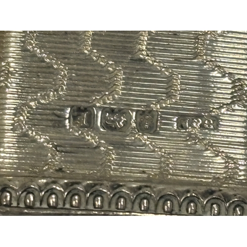 11 - TWO HAKKMARKED BIRMINGHAM SILVER NAPKIN RINGS, WEIGHT 64.76G