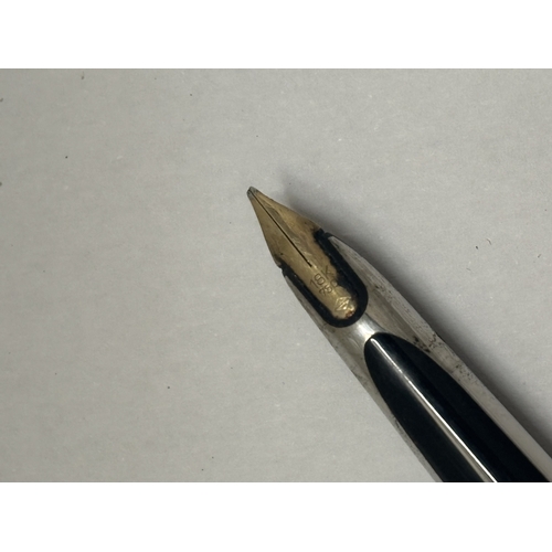 55 - A WATERMAN FOUNTAIN PEN WITH AN 18 CT GOLD NIB