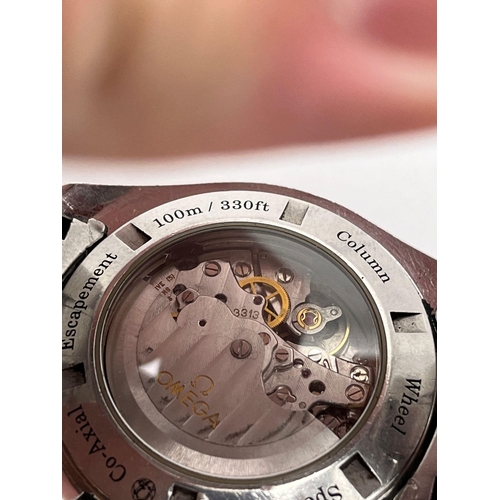 331 - AN OMEGA SPEEDMASTER COAXIAL GENTLEMAN'S CHRONOGRAPH WRIST WATCH, 46 MM, REF 311.30.44.50.01.001