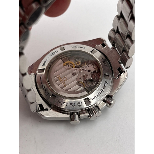 331 - AN OMEGA SPEEDMASTER COAXIAL GENTLEMAN'S CHRONOGRAPH WRIST WATCH, 46 MM, REF 311.30.44.50.01.001