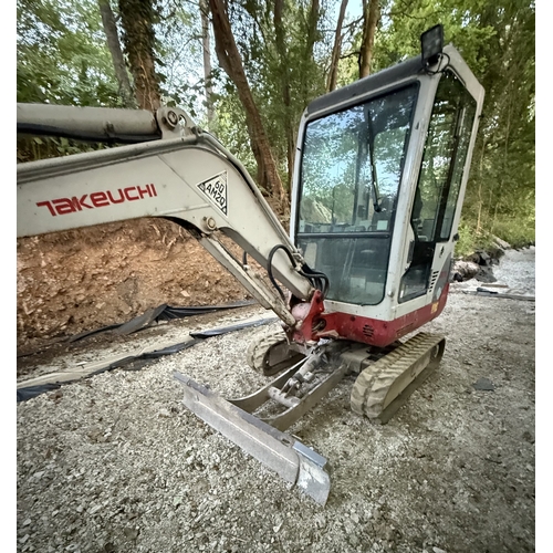 126 - A TAKEUCHI TB219 LONG ARM EXCAVATOR WITH 4 BUCKETS  3893 RECORDED HOURS + VAT
