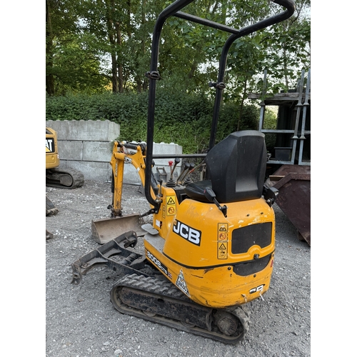 127 - A JCB 8008 CTS MICRO EXCAVATOR WITH 3 BUCKETS 674 RECORDED HOURS  + VAT