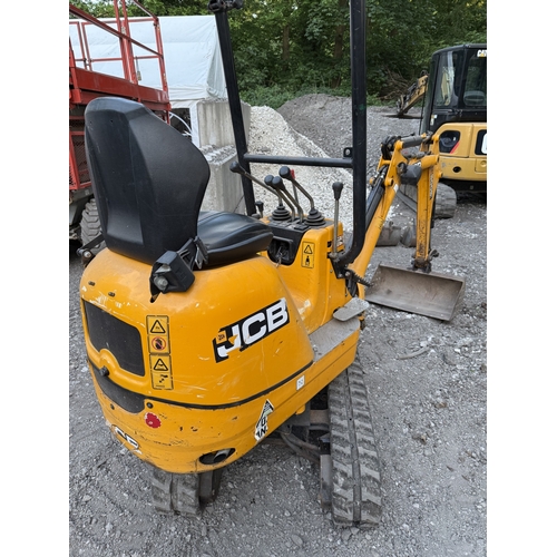 127 - A JCB 8008 CTS MICRO EXCAVATOR WITH 3 BUCKETS 674 RECORDED HOURS  + VAT