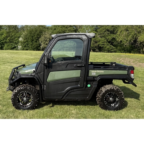 333 - A JOHN DEERE 865M GATOR ATV WITH POWER TIP, CAB HEATER AND RADIO. RECORDED HOURS CIRCA 1010. ROAD RE... 