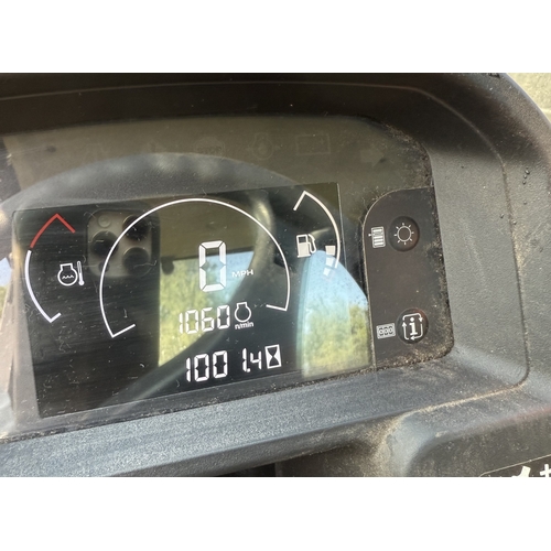 333 - A JOHN DEERE 865M GATOR ATV WITH POWER TIP, CAB HEATER AND RADIO. RECORDED HOURS CIRCA 1010. ROAD RE... 