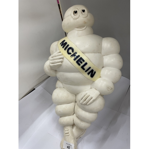 40 - A MOUNTED MICHELIN MASCOT 