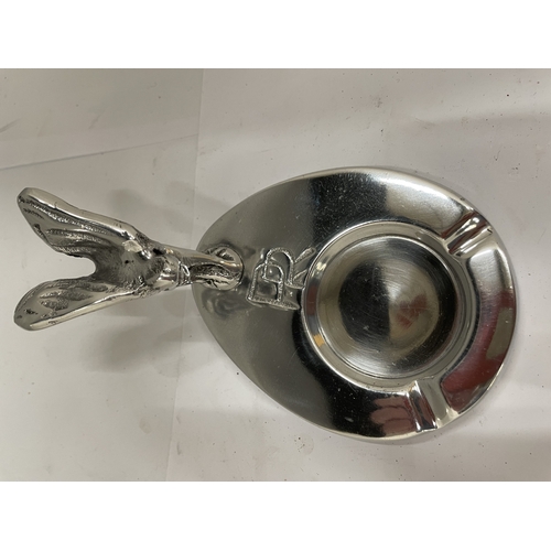58 - A CHROME ROLLS ROYCE ASHTRAY