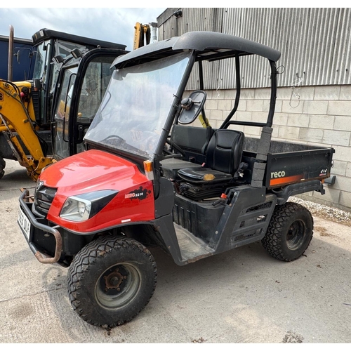 213 - KIOTI  MEC2210 UTILITY BUGGY PE63OLP RED APPROX 3000 HOURS STARTS RUNS & DRIVES WITH V5 + VAT