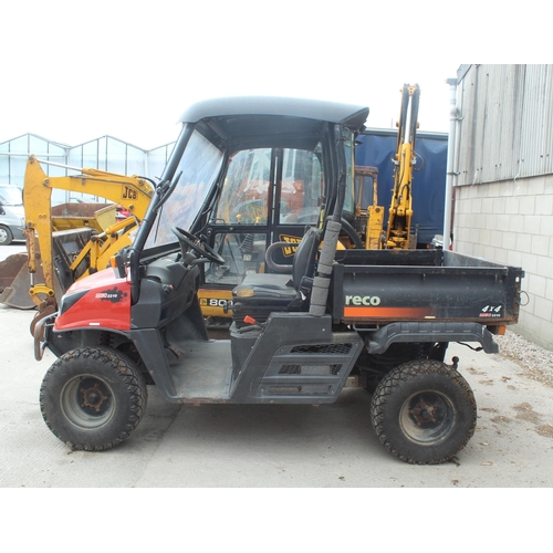213 - KIOTI  MEC2210 UTILITY BUGGY PE63OLP RED APPROX 3000 HOURS STARTS RUNS & DRIVES WITH V5 + VAT