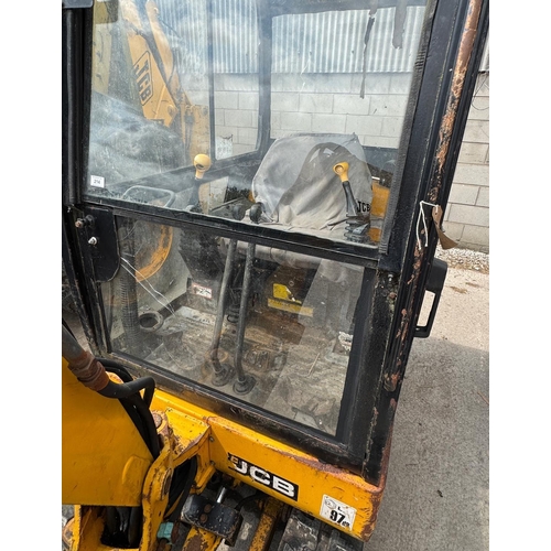 214 - JCB 8014 MINI DIGGER NO VAT