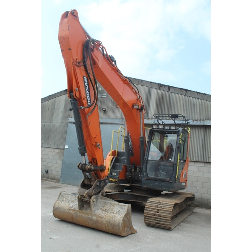 212 - 2018 DOOSAN DX140 LCR DIGGER 5297.6 HOURS IN WORKING ORDER + VAT