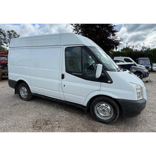 WHITE FORD TRANSIT 115 T280S FWD TRANSIT YE60EEW FIRST REG 25/11/10 5 ...
