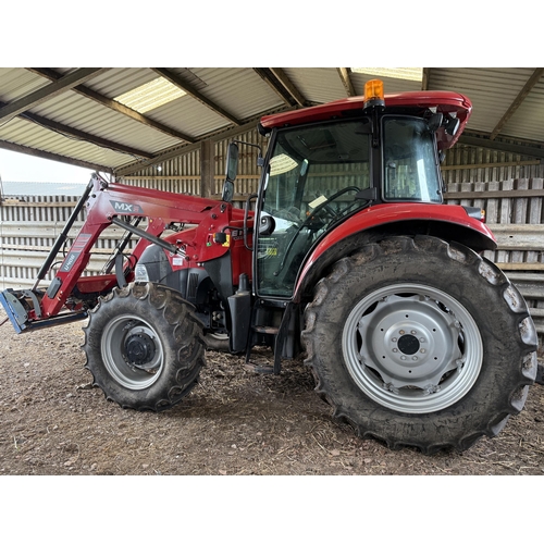 192 - 2018 CASE IH FARMHALL 85A TRACTOR 770 HOURS 85HP PO68DZE WITH MX U406 FORE END LOADER 770 HOURS ONE ...