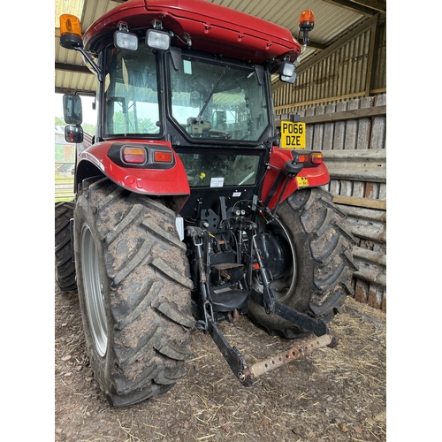 192 - 2018 CASE IH FARMHALL 85A TRACTOR 770 HOURS 85HP PO68DZE WITH MX U406 FORE END LOADER 770 HOURS ONE ... 