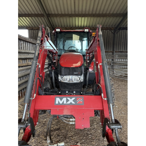 192 - 2018 CASE IH FARMHALL 85A TRACTOR 770 HOURS 85HP PO68DZE WITH MX U406 FORE END LOADER 770 HOURS ONE ... 