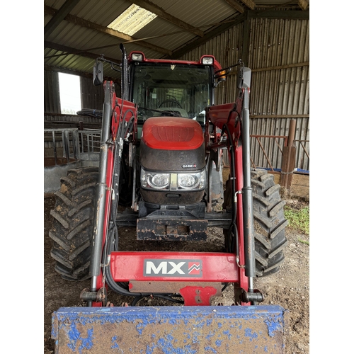 193 - 2014 CASE IH 4 WHEEL DRIVE TRACTOR WITH MX U306 FORE END LOADER 105HP 1872 HOURS AT TIME OF CATALOGE... 