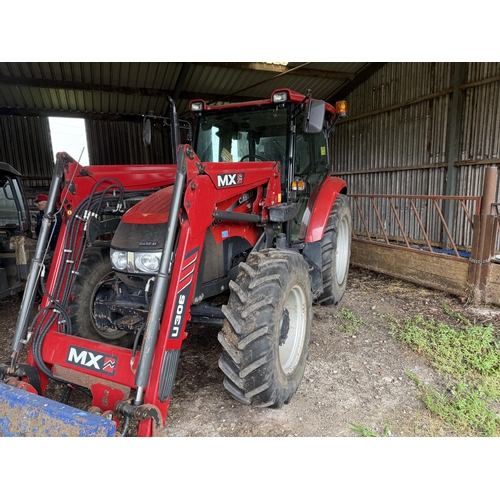 193 - 2014 CASE IH 4 WHEEL DRIVE TRACTOR WITH MX U306 FORE END LOADER 105HP 1872 HOURS AT TIME OF CATALOGE... 
