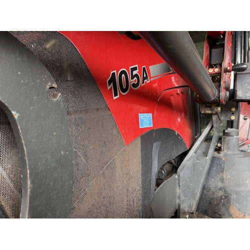 193 - 2014 CASE IH 4 WHEEL DRIVE TRACTOR WITH MX U306 FORE END LOADER 105HP 1872 HOURS AT TIME OF CATALOGE... 