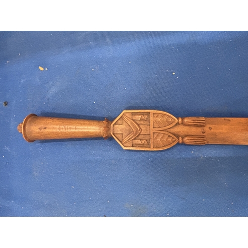 33 - A BAVARIAN OBERAMMERGAU, PASSION PLAY PAPER KNIFE, DATED 1930