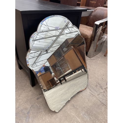 3096 - A BEVEL EDGE DRESSING TABLE MIRROR 30