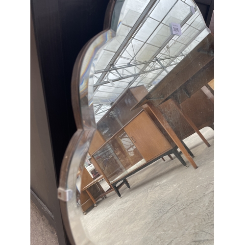 3096 - A BEVEL EDGE DRESSING TABLE MIRROR 30