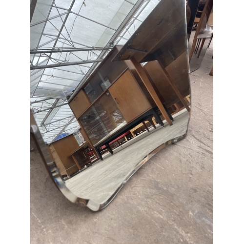 3096 - A BEVEL EDGE DRESSING TABLE MIRROR 30