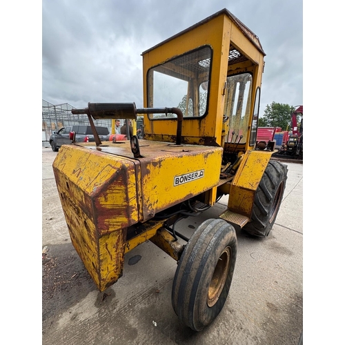 203 - A HEAVY TERRAIN BONSER FORK LIFT   + VAT