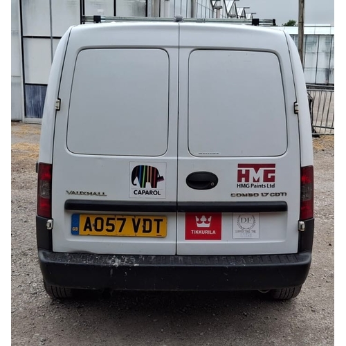 179 - A VAUXHALL COMBO VAN AO57VDT 12 MONTHS MOT 147968 MILES DIESEL RUNS & DRIVES WELL NO VAT WHILST ALL ... 