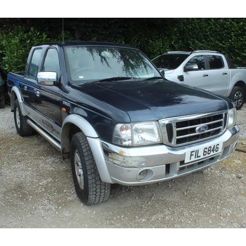 177 - FORD RANGER XLT THUNDER  PICK UP FIL6846 FIRST REG 28/05/04 MOT 27/03/26 APPROX 90000 MILES NO  VAT ... 