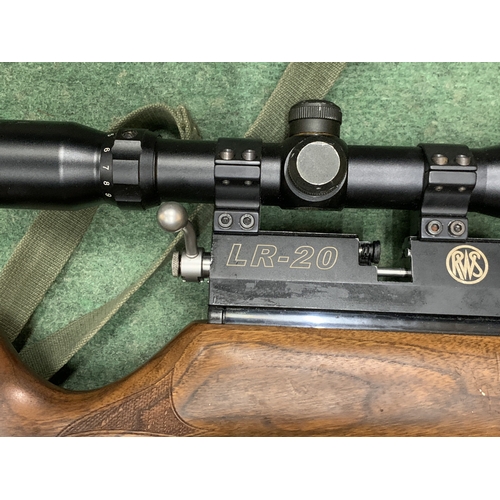A RWS LR-20 AIR RIFLE