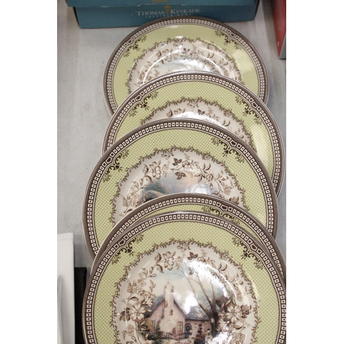 197 - TWO BOXED THOMAS KINKADE BY SPODE 8