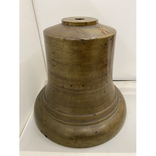 1A - A LARGE LONDON FIRE BRIGADE STATION BELL - ER SCC 10/52 - 21 CM (H)