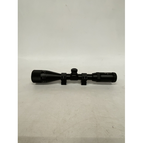 33 - A BOXED STOEGER AIRGUN ATAC S2 WITH DUAL STAGE NOISE REDUCTION SYSTEM, 4.16 X 40 MIL-DOT RETICLE SCO... 