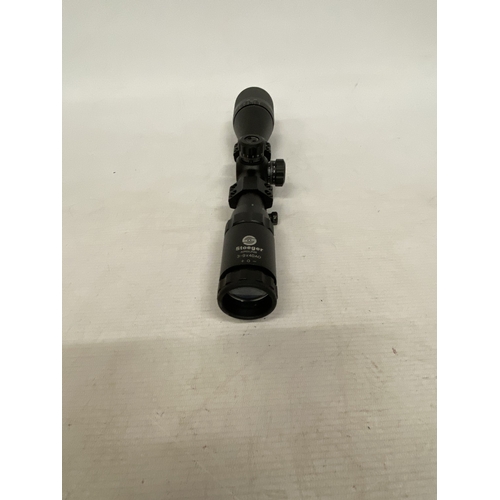 33 - A BOXED STOEGER AIRGUN ATAC S2 WITH DUAL STAGE NOISE REDUCTION SYSTEM, 4.16 X 40 MIL-DOT RETICLE SCO... 