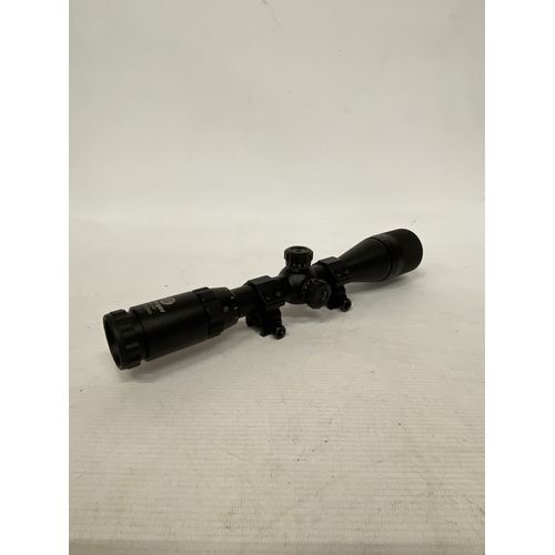 33 - A BOXED STOEGER AIRGUN ATAC S2 WITH DUAL STAGE NOISE REDUCTION SYSTEM, 4.16 X 40 MIL-DOT RETICLE SCO... 