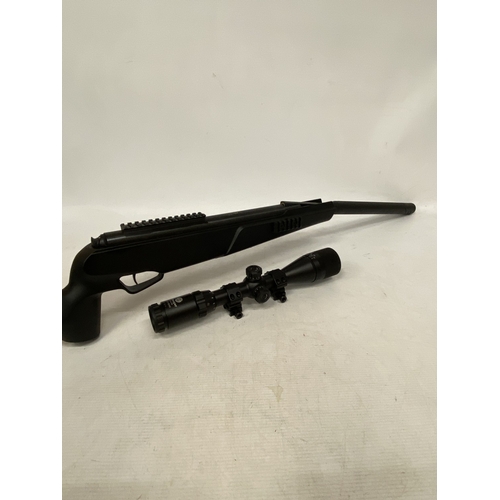 33 - A BOXED STOEGER AIRGUN ATAC S2 WITH DUAL STAGE NOISE REDUCTION SYSTEM, 4.16 X 40 MIL-DOT RETICLE SCO... 