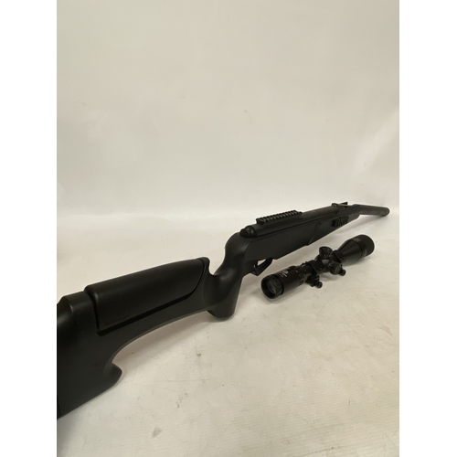 33 - A BOXED STOEGER AIRGUN ATAC S2 WITH DUAL STAGE NOISE REDUCTION SYSTEM, 4.16 X 40 MIL-DOT RETICLE SCO... 