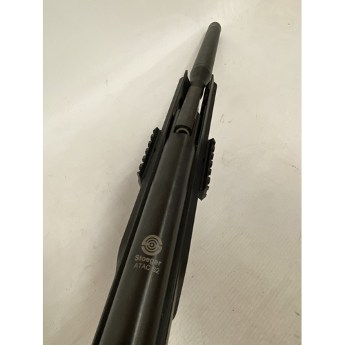 33 - A BOXED STOEGER AIRGUN ATAC S2 WITH DUAL STAGE NOISE REDUCTION SYSTEM, 4.16 X 40 MIL-DOT RETICLE SCO... 