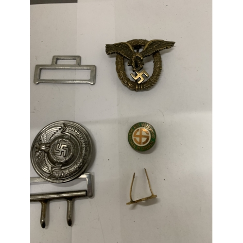 314 - A COLLECTION OF SEVEN ASSORTED GERMAN WAR BADGES