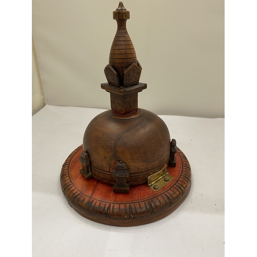 11 - AN INKWELL UNDER A NEPALESE TEMPLE