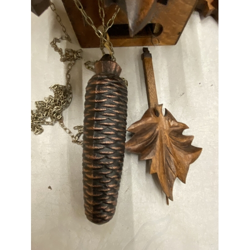 28 - A GERMAN BLACK FOREST CUCKOO CLOCK