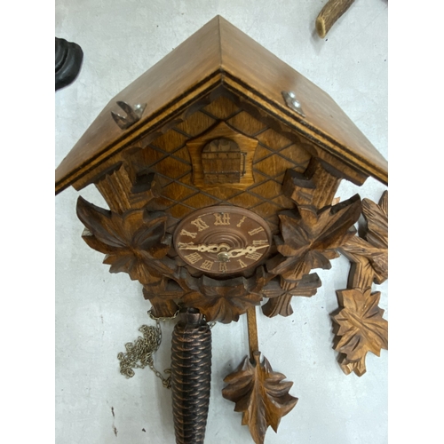 28 - A GERMAN BLACK FOREST CUCKOO CLOCK