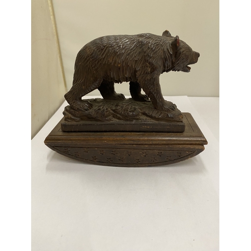 46 - A BLACK FOREST BEAR INK BLOTTER