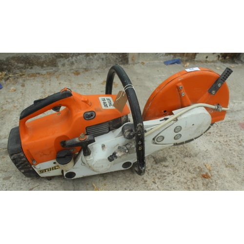 62 - t5 400 STHIL STONE CUTTER  IN WORKING ORDER - NO VAT