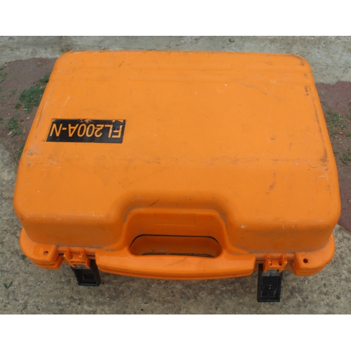 65 - AN FL200A-N LASER LEVEL KIT AND CARRY CASE  NO VAT